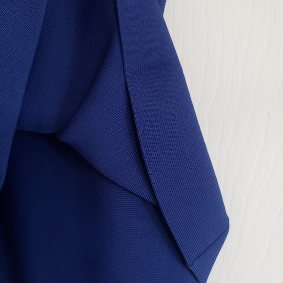 BCBGMaxAzria Blue Peplum Dress! - Picture 3 of 5